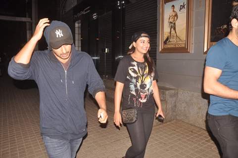 Sonakshi Sinha snapped at the Special Screening of Haider