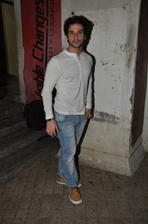 Girish Kumar poses for the media at the Special Screening of Haider