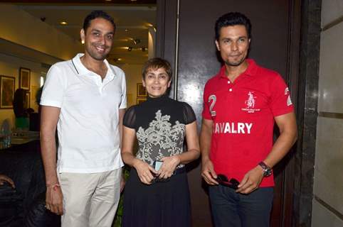 Randeep Hooda and Deepa Sahi snapped at the Promotion of Rang Rasiya with an Art Exhibition