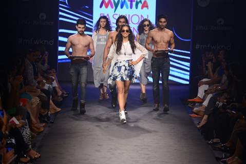 Monica Dogra shows her collection at Myntra Fashion Week Day 1