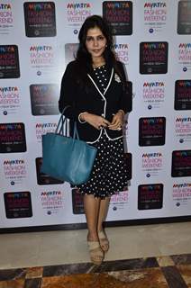 Nisha Jamwal at the Myntra Fashion Week Day 2