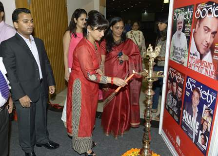 Divya Dutta at the Inauguration of The Society Collection Mumbai 2014