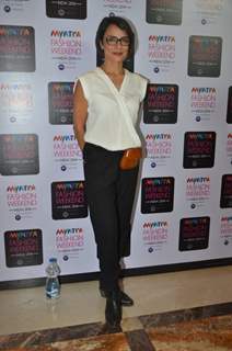 Adhuna Akhtar was at the Myntra Fashion Week Day 3