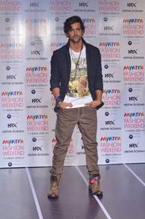 Hrithik Roshan walks the ramp at Myntra Fashion Weekend Finale