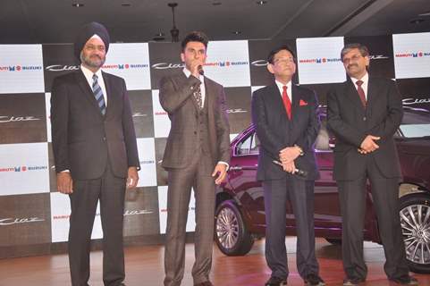 Ranveer Singh addresses the Launch of Maruti Suzuki Ciaz