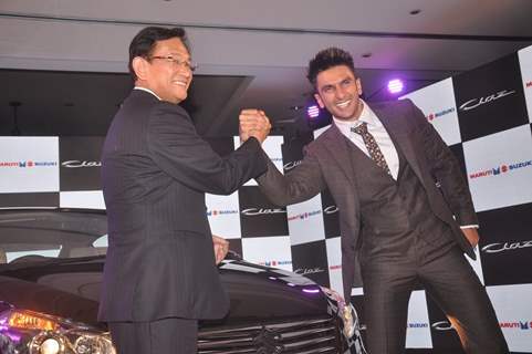 Ranveer Singh at the Launch of Maruti Suzuki Ciaz