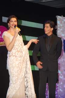 Deepika Padukone addresses the Palam Silks, Happy New Year Event