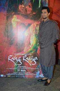 Randeep Hooda was at the Rang Rasiya Fashion Promotions