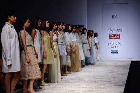 Pallavi Mohan showcases her collection Not so serious at Wills Lifestyle India Fashion Week Day 1