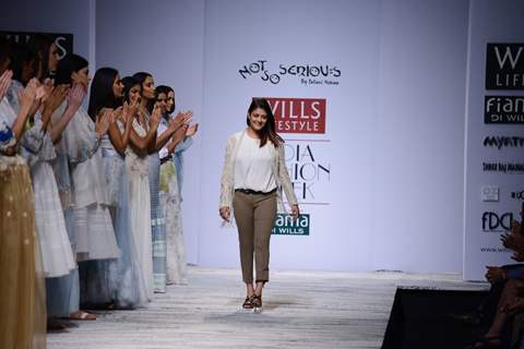 Pallavi Mohan showcases her collection Not so serious at Wills Lifestyle India Fashion Week Day 1