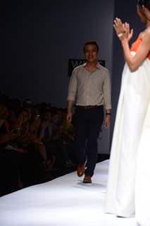 Atsu showcases his collection at the Wills Lifestyle India Fashion Week Day 1