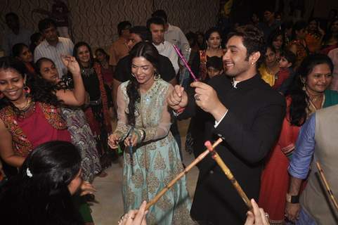 Adhyayan Suman and Sara Loren were spotted at the Annual Garba Celebrations