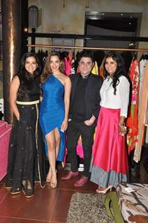 Kiara Advani poses with friends at the Store Launch of Fabula Rasa