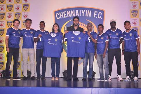 Abhishek Bachchan introduces ISL Chennai FC team