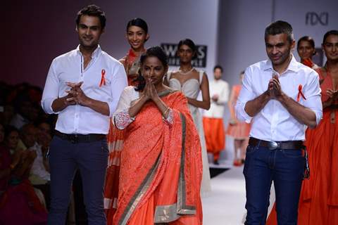 The Virtues show at the Wills Lifestyle India Fashion Week Day 2