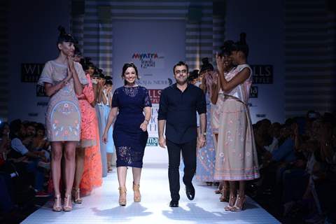 Pankaj & Nidhi at the Wills Lifestyle India Fashion Week Day 2