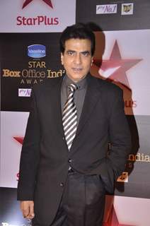 Jeetendra poses for the media at the Star Box Office Awards