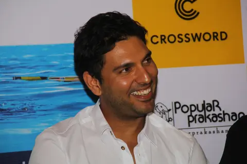 Yuvraj Singh was at Vikram Sathye's Book Launch