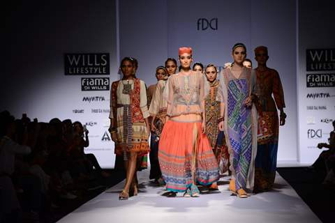 Tanvi Kedia showcases her collection at the Wills Lifestyle India Fashion Week Day 3