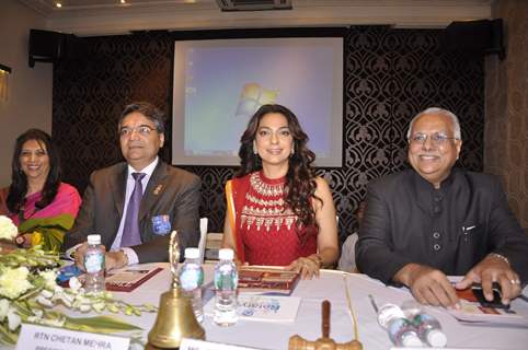 Juhi Chawla snapped at the Vocational Excellence Award Ceremony