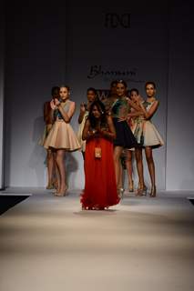 Jyoti Sharma showcases her collection at the Wills Lifestyle India Fashion Week Day 4