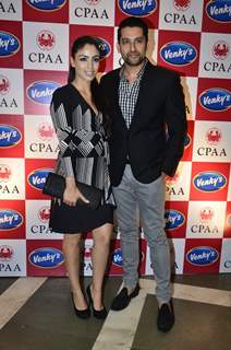 Aftab Shivdasani with his fiance at the Breast Cancer Awareness Programme