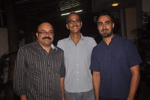 Rohan Sippy and Ranvir Shorey poses for the media at the Special Screening of Sonali Cable