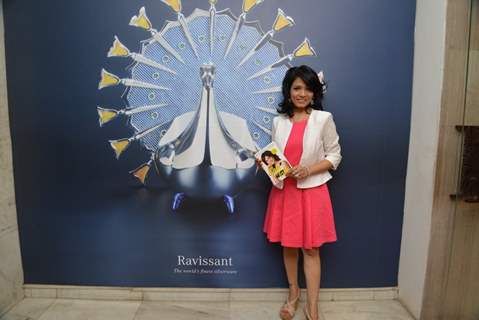 Dr. Jayshree Sharad poses for the media at her Book Launch