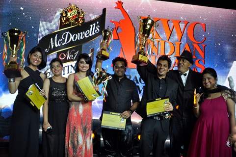 Winners of McDowells's No.1 Platinum Karaoke World Championship Finale