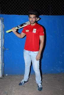 Karan Kundra was at the Shoot for the New Season of Box Cricket League