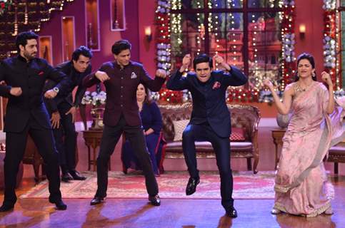 Happy New Year Team performs on Comedy Nights with Kapil