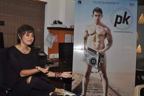 Anushka Sharma was at the 4th Poster Launch of P.K