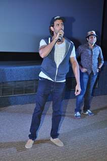 Hrithik Roshan interacts with the children at the Special Screening of Bang Bang