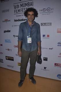 Imtiaz Ali poses for the media at the 16th MAMI Film Festival Day 3