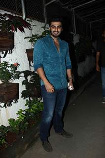 Arjun Kapoor poses for the media at the Special Screening of Ben Affleck's Gone Girl