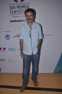 Rajkumar Hirani was seen at the 16th MAMI Film Festival Day 4