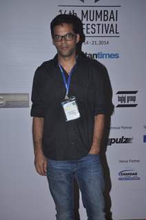 Vikramaditya Motwane poses for the media at the 16th MAMI Film Festival Day 5