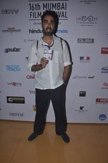 Ranvir Shorey poses for the media at the 16th MAMI Film Festival Day 5