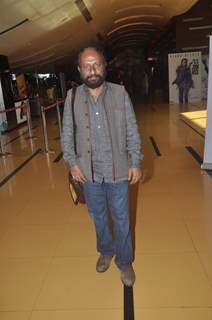 Ketan Mehta poses for the media at the 16th MAMI Film Festival Day 5