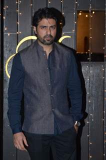 Harman Baweja poses for the media at Shilpa Shetty Diwali Bash