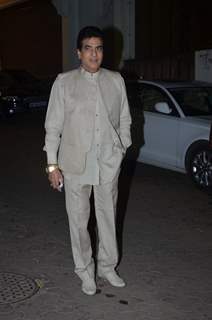 Jeetendra poses for the media at Shilpa Shetty Diwali Bash