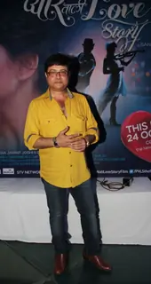 Sachin Pilgaonkar poses for the media at the Pyaar Vali Love Story Look Launch