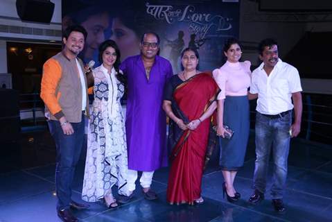 Celebs pose for the media at Pyaar Vali Love Story Look Launch