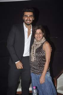 Arjun Kapoor poses with Zoya Akhtar at the Closing Ceremony of 16th MAMI Film Festival