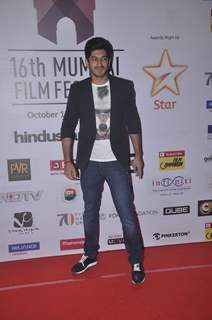 Mohit Marwah poses for the media at the Closing Ceremony of 16th MAMI Film Festival