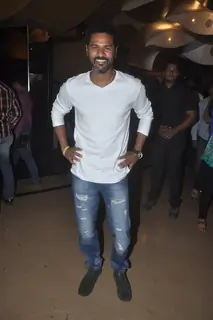Prabhu Deva poses for the media at the Trailer Launch of Action Jackson