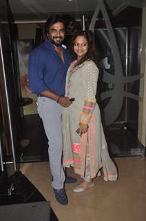 R. Madhavan along with wife Sarita Birje at the Trailer Launch of Chaar Sahibzaade