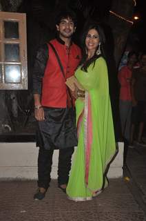 Suyyash Rai and Kishwer Merchantt were at Ekta Kapoor's Diwali Party