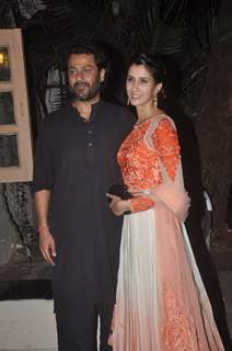 Abhishek Kapoor and Pragya Yadav were seen at Ekta Kapoor's Diwali Party