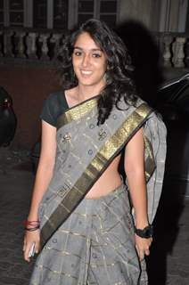 Ira Khan poses for the media at Aamir Khan's Diwali Bash